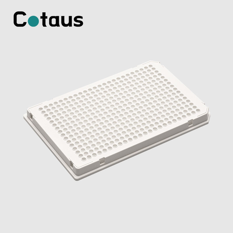 384 څاه 40Î¼l سپینه PCR پلیټ